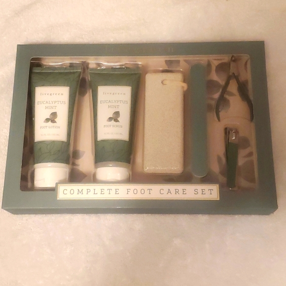 livegreen Bath & Body Livegreen Complete 6 Piece Foot Care Set